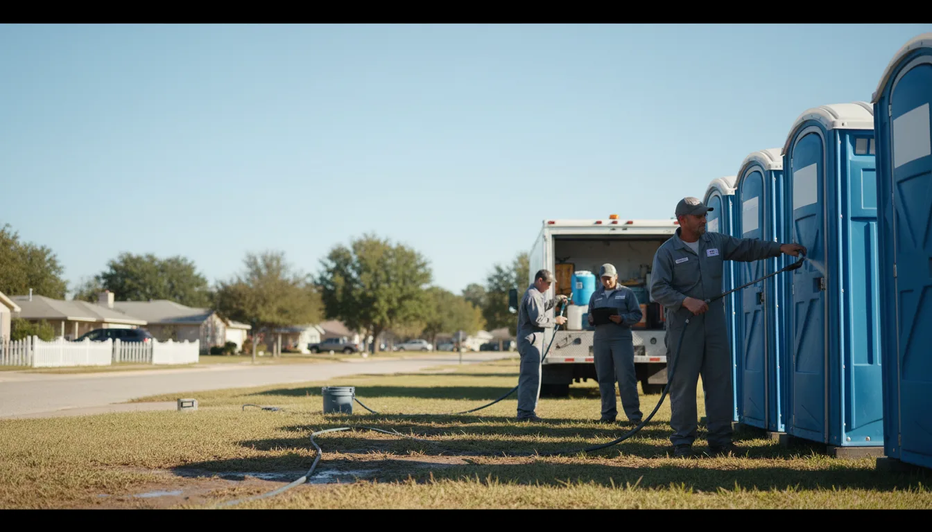 Long-Term Portable Toilet Rental in Courtland, AL near me